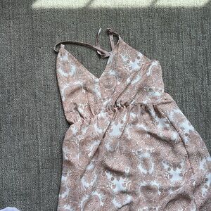 Strappy Patterned maxi dress